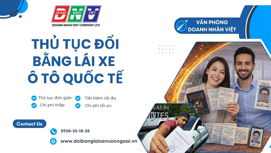 Thủ tục đổi bằng lái xe ô tô quốc tế