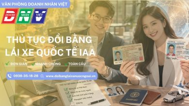 Thủ tục đổi bằng lái xe quốc tế IAA