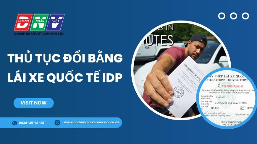 Thủ tục đổi bằng lái xe quốc tế IDP