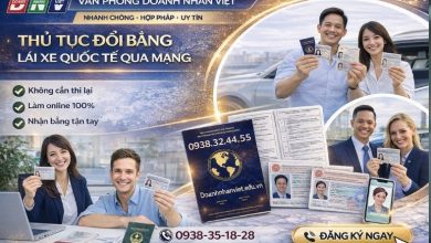 Thủ tục đổi bằng lái xe quốc tế qua mạng