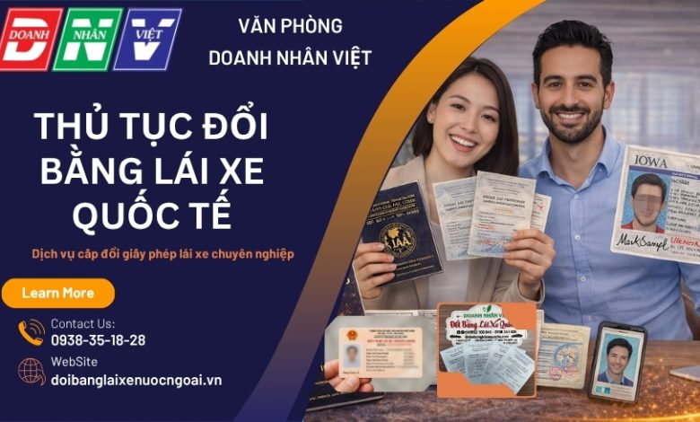 Thủ tục đổi bằng lái xe quốc tế