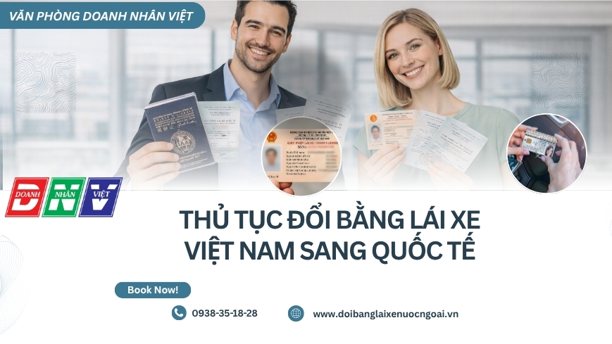 Thủ tục đổi bằng lái xe Việt Nam sang quốc tế