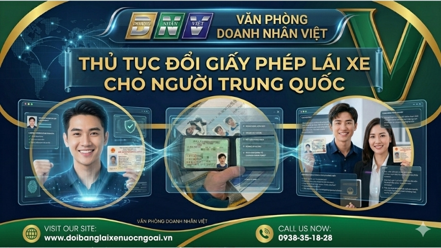 Thủ tục đổi giấy phép lái xe cho người Trung Quốc
