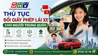 Thủ tục đổi giấy phép lái xe cho người Trung Quốc