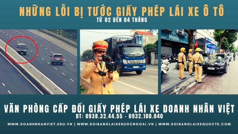 Tước giấy phép lái xe ô tô