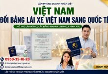 Việt Nam đổi bằng lái xe Việt Nam sang quốc tế