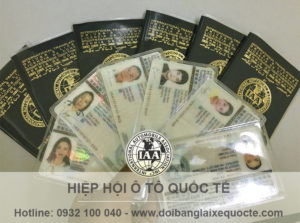 Thủ tục đổi bằng lái xe quốc tế IAA